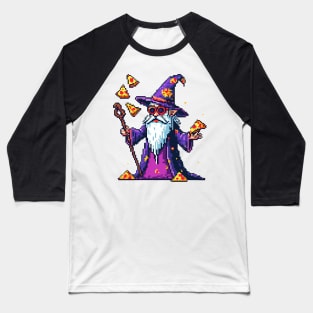 Pizza Wizard Baseball T-Shirt